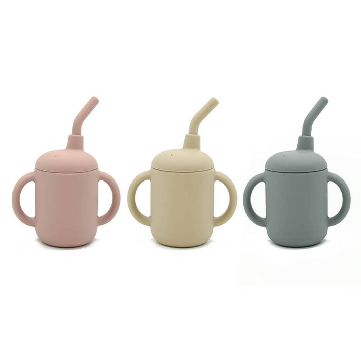 Sippy Cup with Straw Color: Pebble