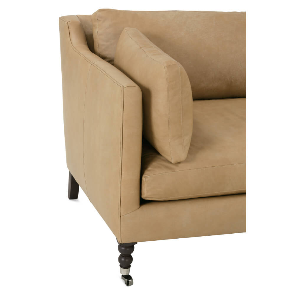 Sylvie Leather Sofa - Thumbnail 3