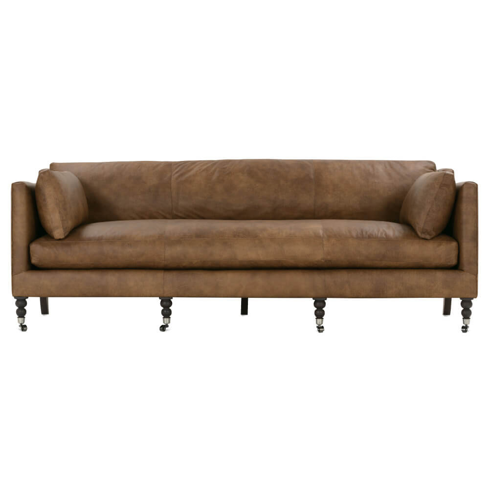 Sylvie Leather Sofa - Thumbnail 2