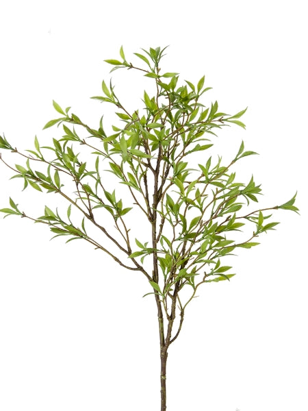 realistic faux leaves spray