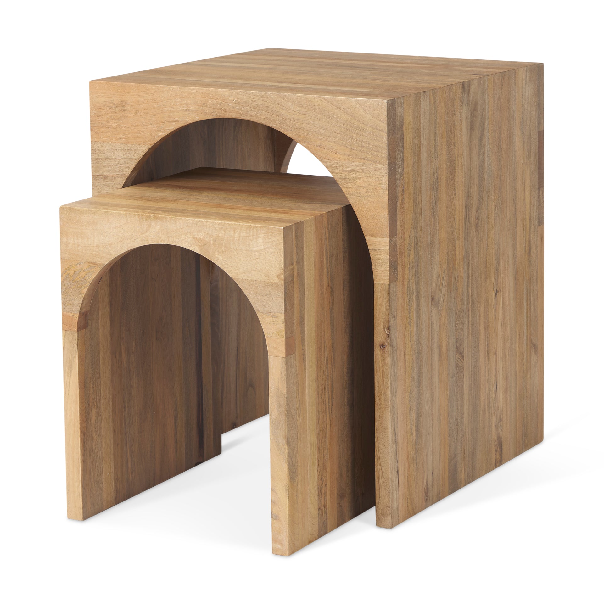 Cottage Wood Nesting Tables