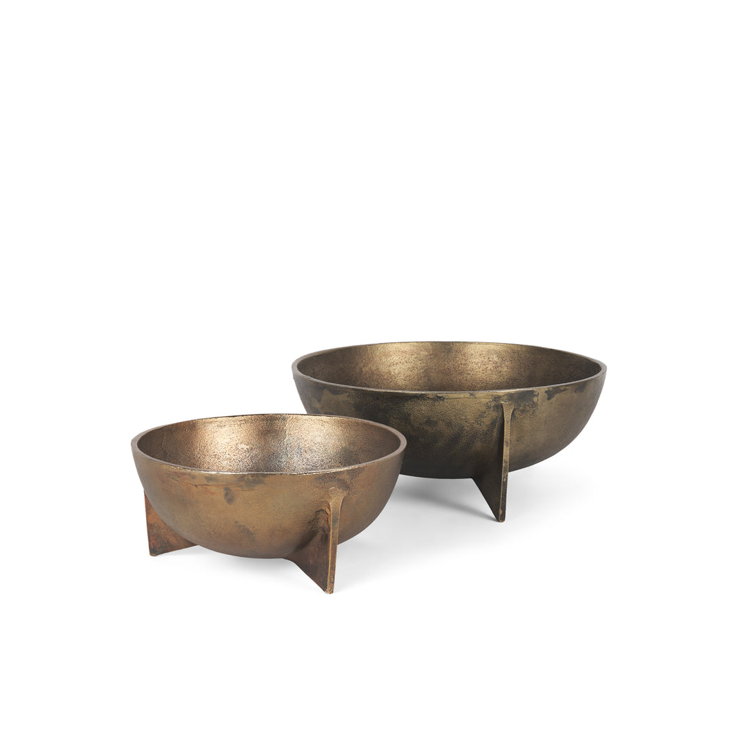 Gold Metal Decorative Bowls