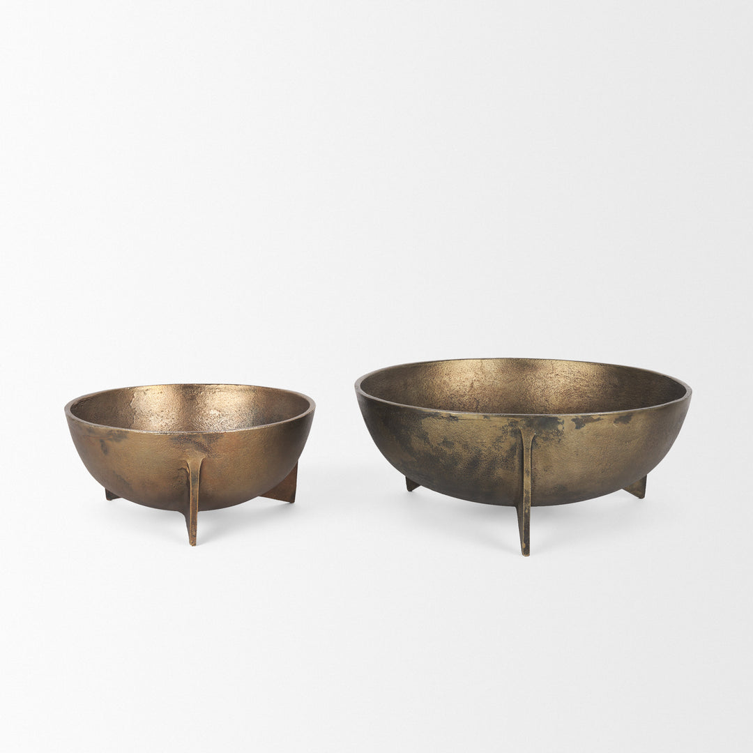 Gold Metal Decorative Bowls