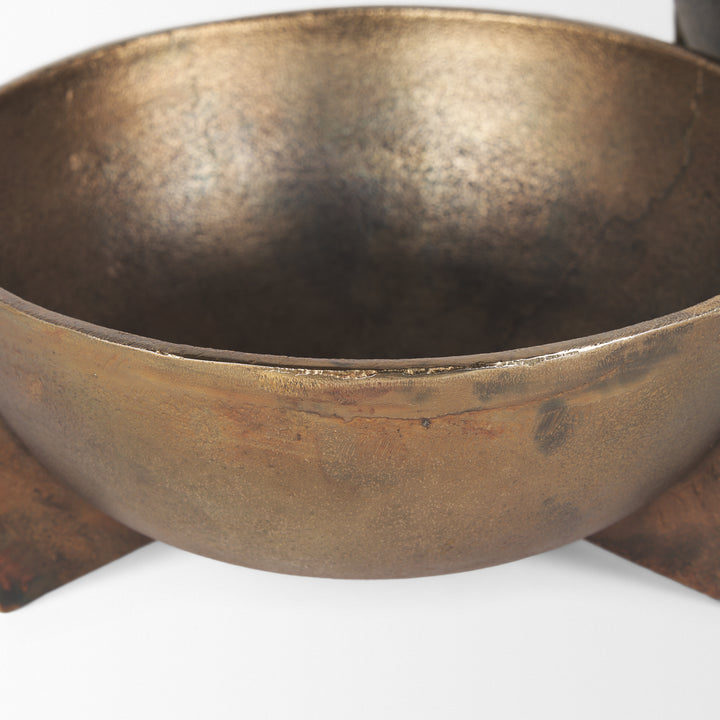 Gold Metal Decorative Bowls
