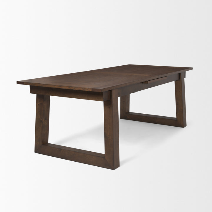 Takota Dark Brown Extendable Dining Table