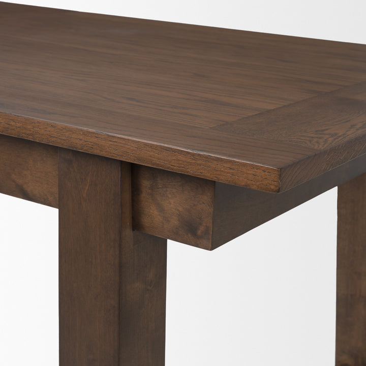 Takota Dark Brown Extendable Dining Table