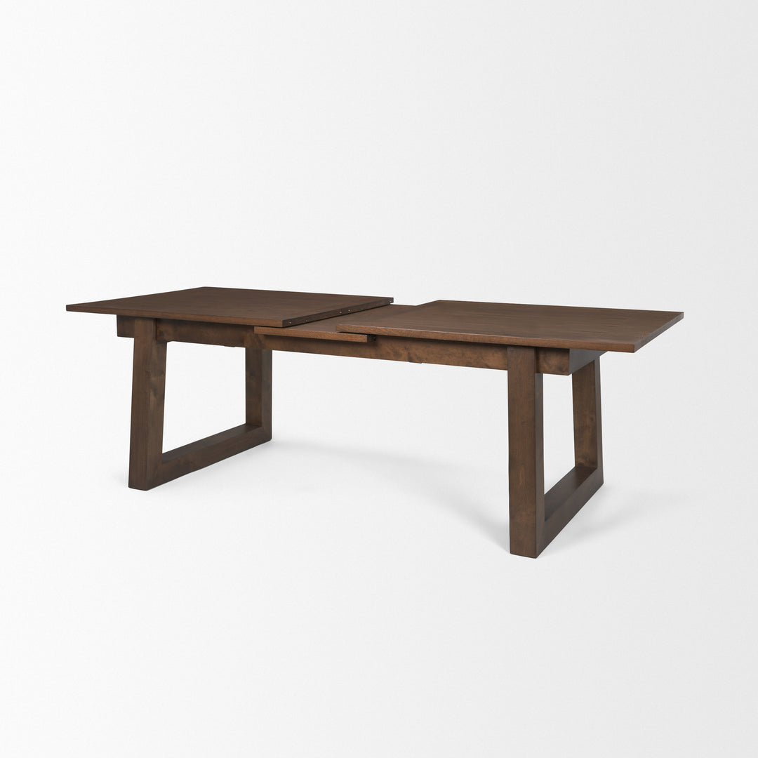 Takota Dark Brown Extendable Dining Table