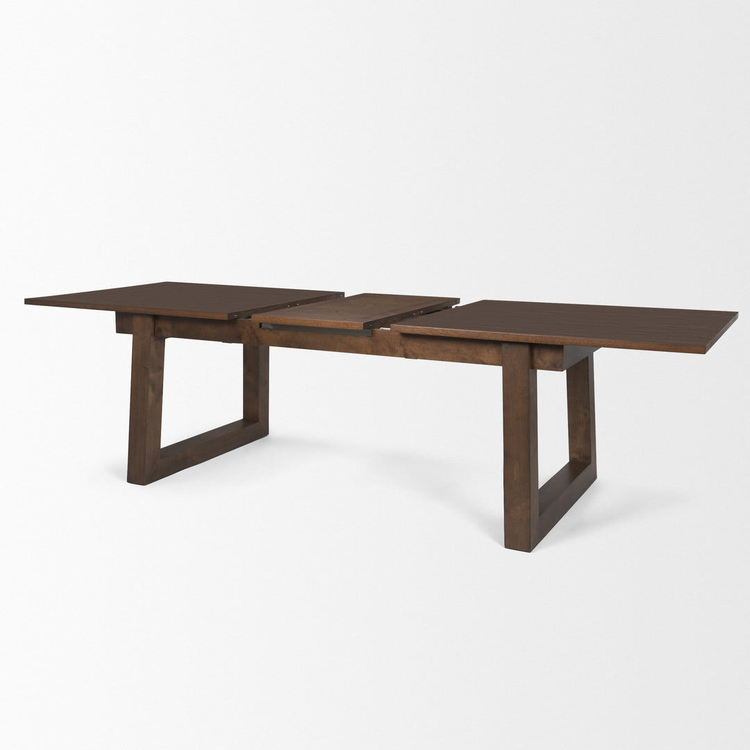 Takota Dark Brown Extendable Dining Table