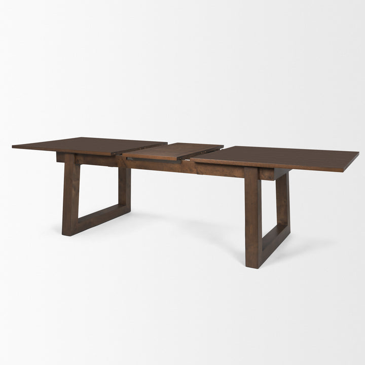 Takota Dark Brown Extendable Dining Table