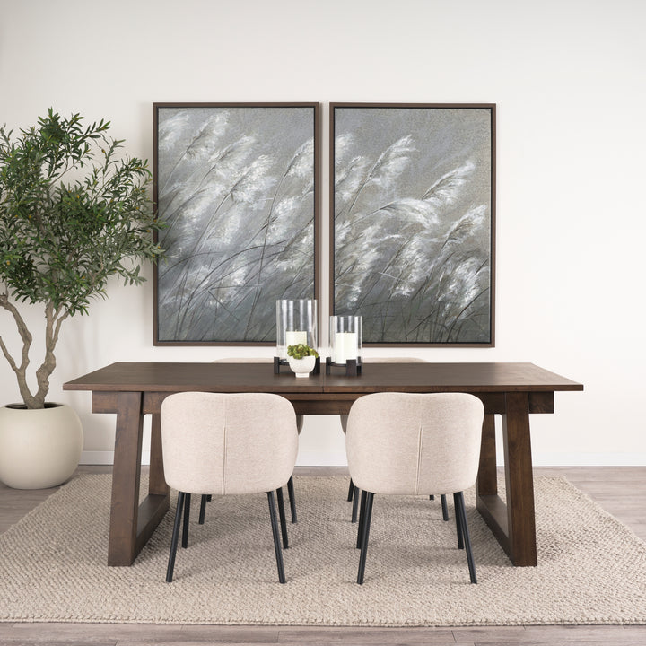 Takota Dark Brown Extendable Dining Table
