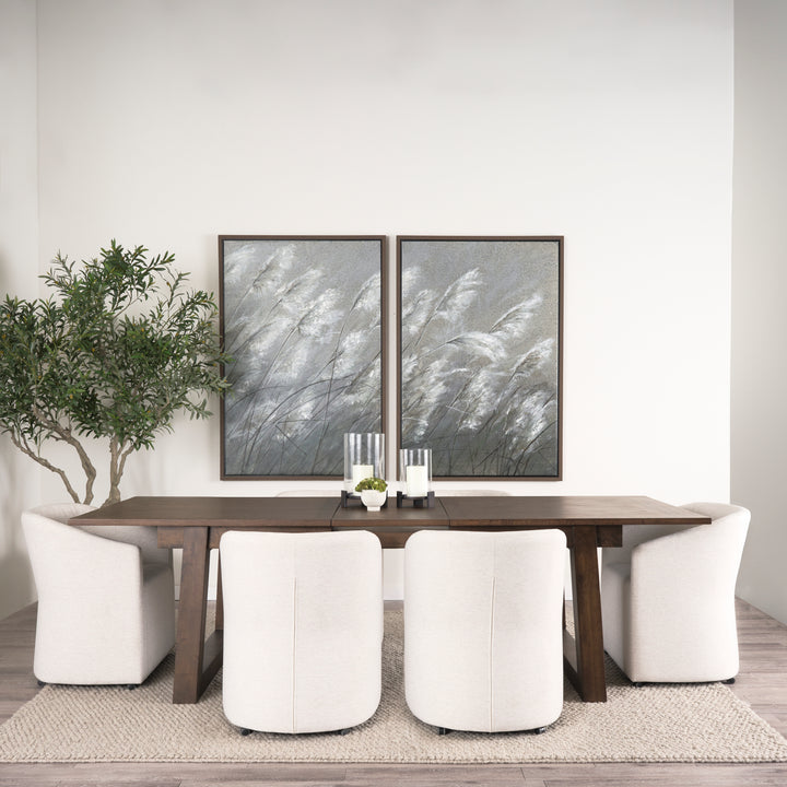 Takota Dark Brown Extendable Dining Table