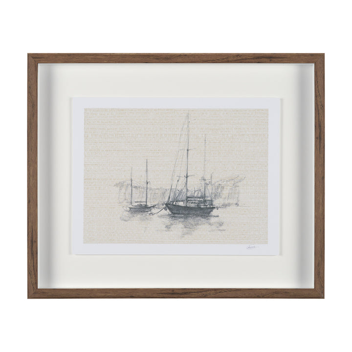 Sail Away III Framed Art