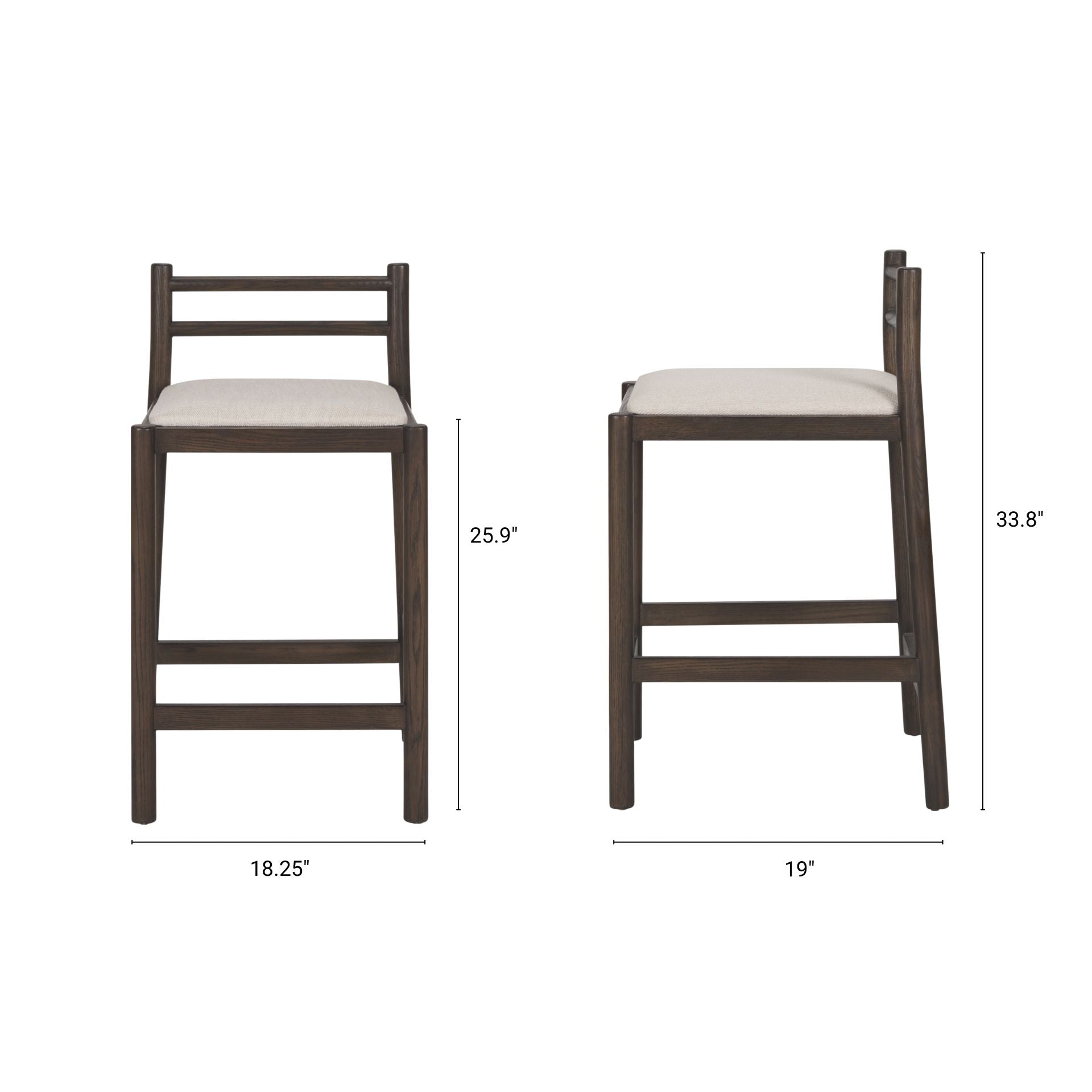 Holland House Sam Counter Stool - Thumbnail 3