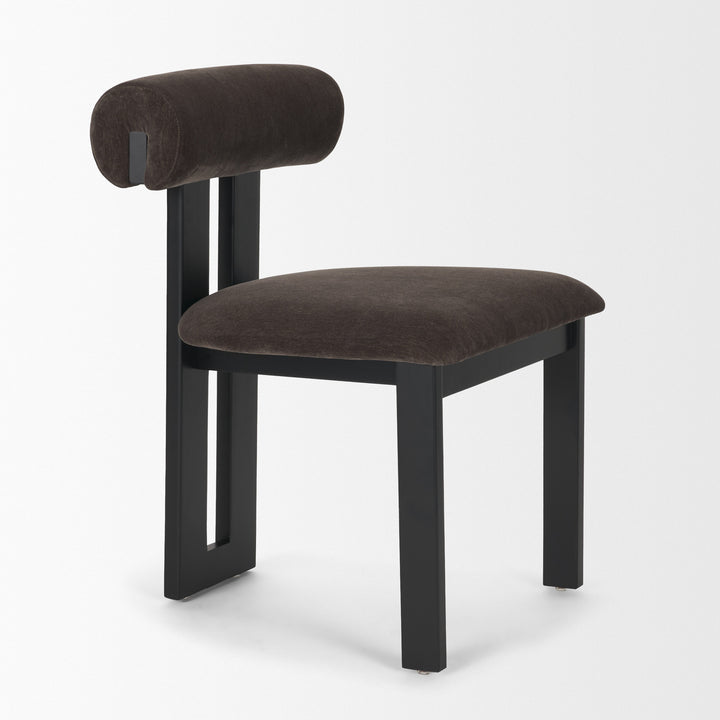 Tribeca Open Back Charcoal Dining Chair