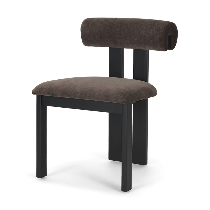 Tribeca Open Back Charcoal Dining Chair