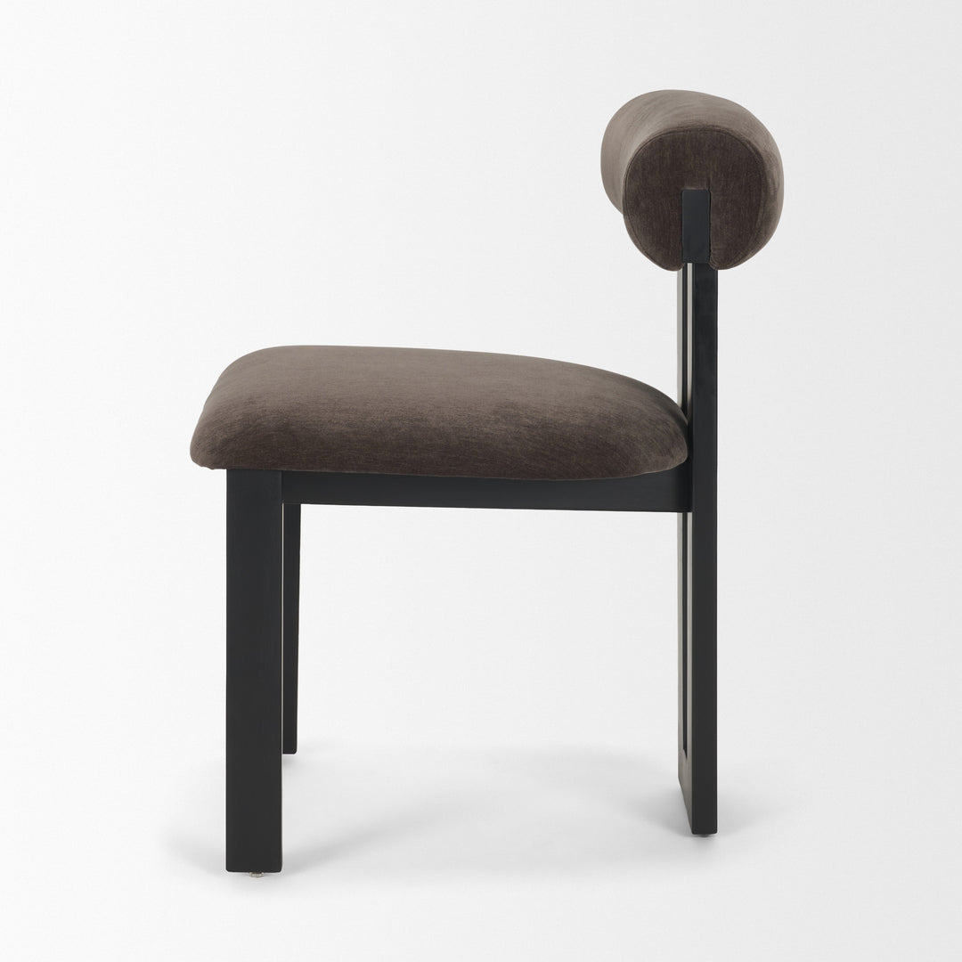 Tribeca Open Back Charcoal Dining Chair