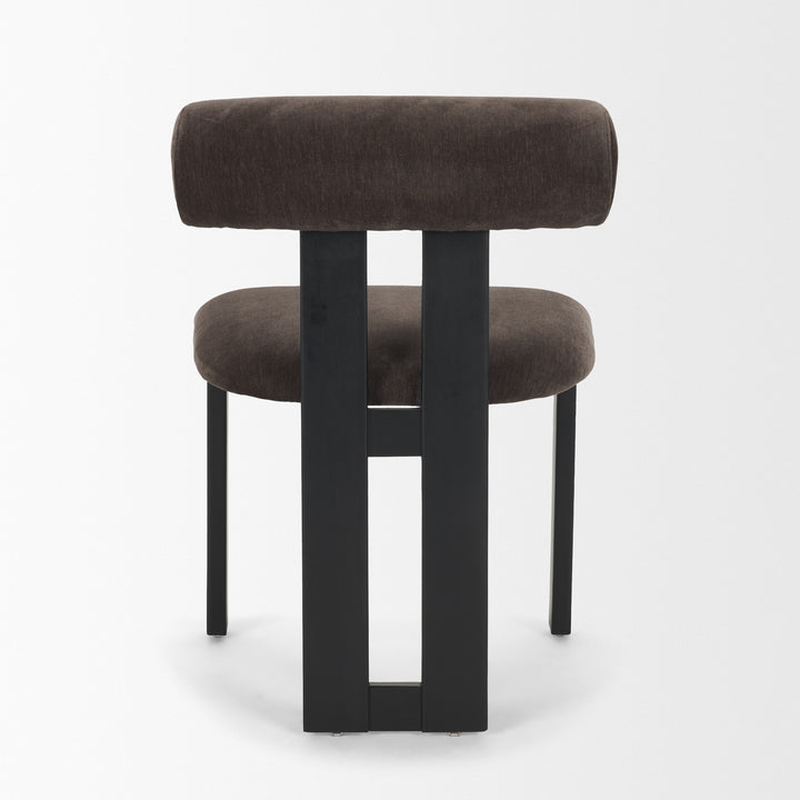 Tribeca Open Back Charcoal Dining Chair