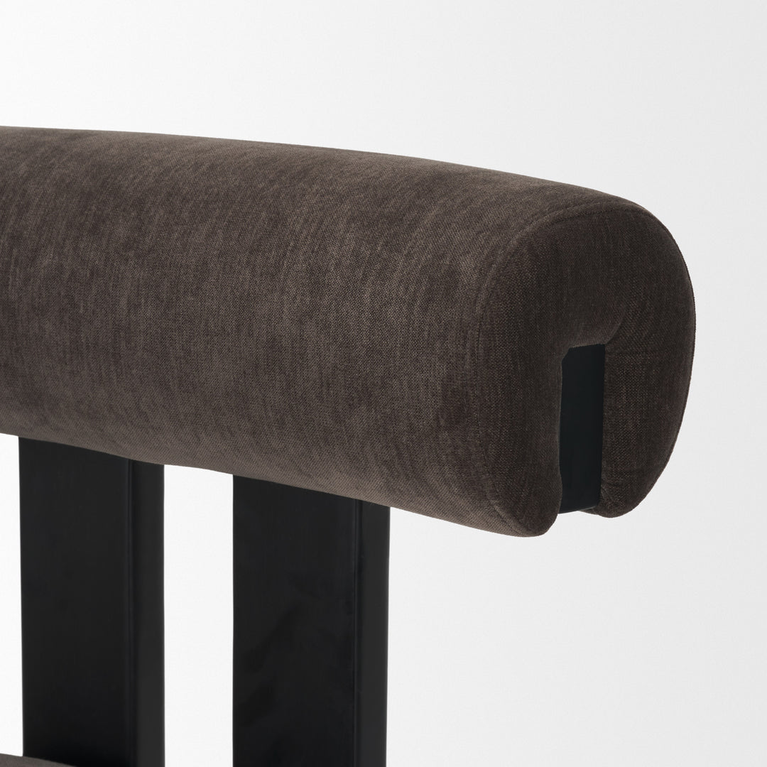 Tribeca Open Back Charcoal Dining Chair