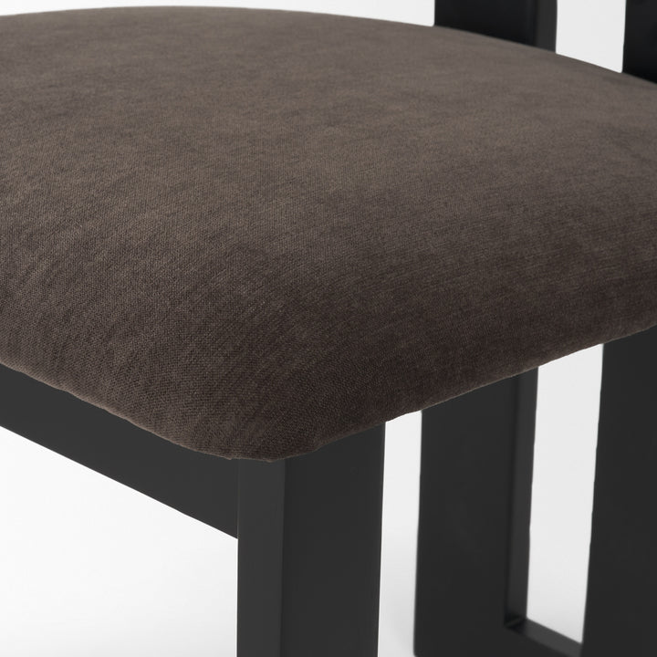 Tribeca Open Back Charcoal Dining Chair