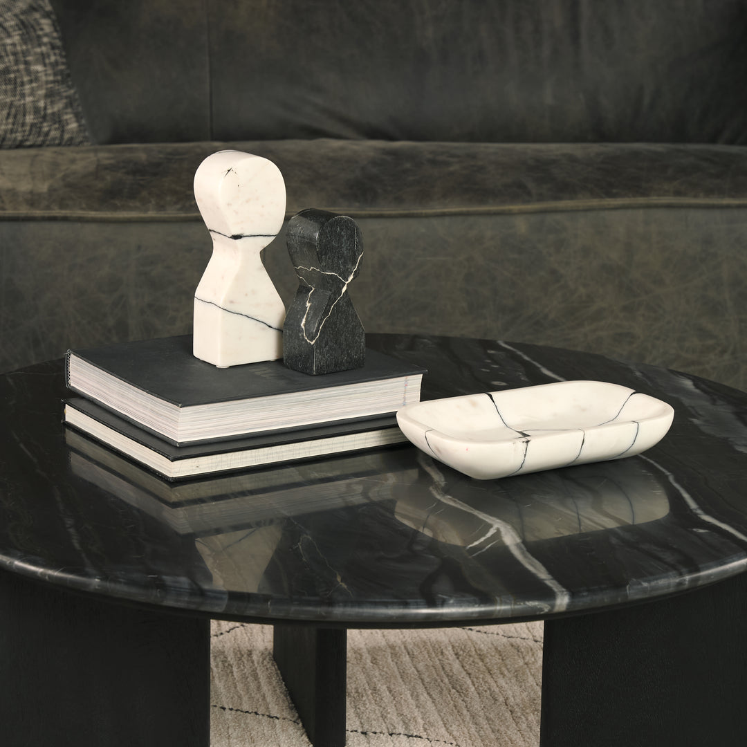 Sintessi White Marble Bowl