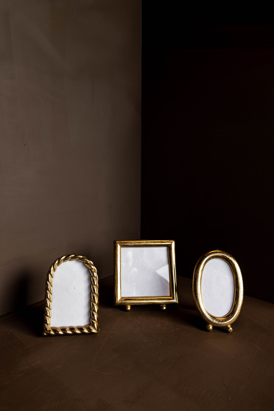 Brushed Brass Photo Frame: Square