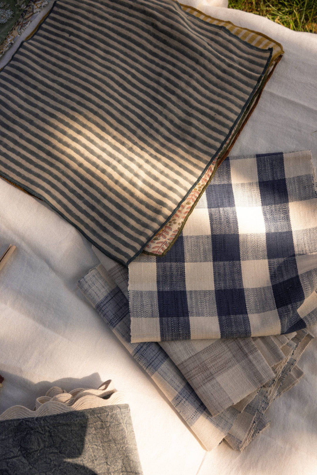 Grace Gingham Table Runner