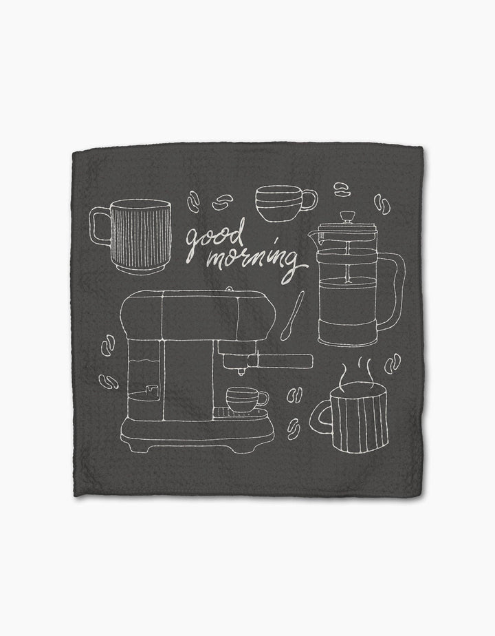 Good Morning Coffee Dishcloth Set