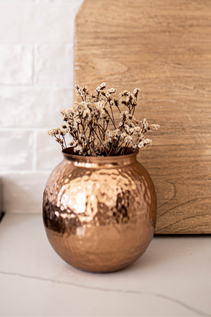 Copper Hammered Pot