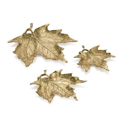 Maple Leaf Plate, Set of 3