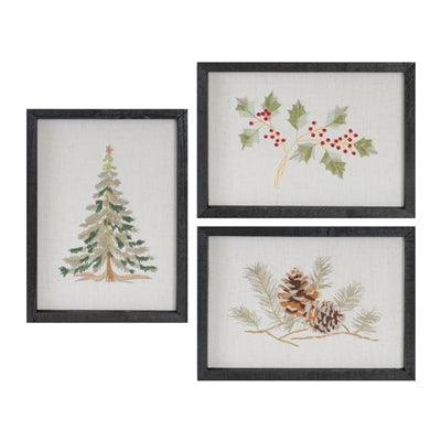 Holiday Christmas Art, 3 Styles