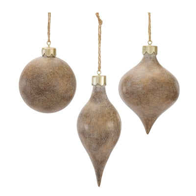 Resin Ornament, 3 Styles