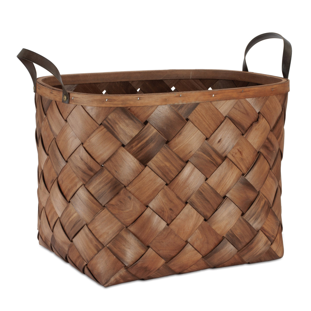 Wooden Baskets, Set of 3