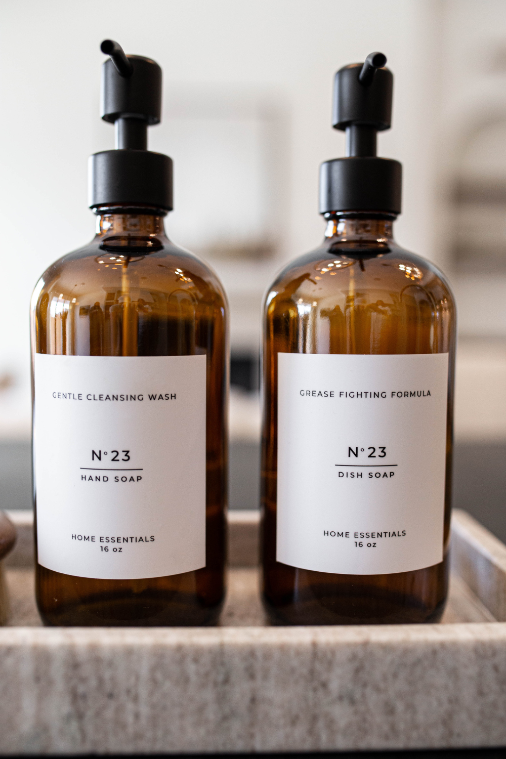 Amber Hand Soap Dispenser