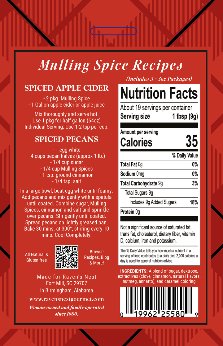Mulling Spice Gift Box - Holiday