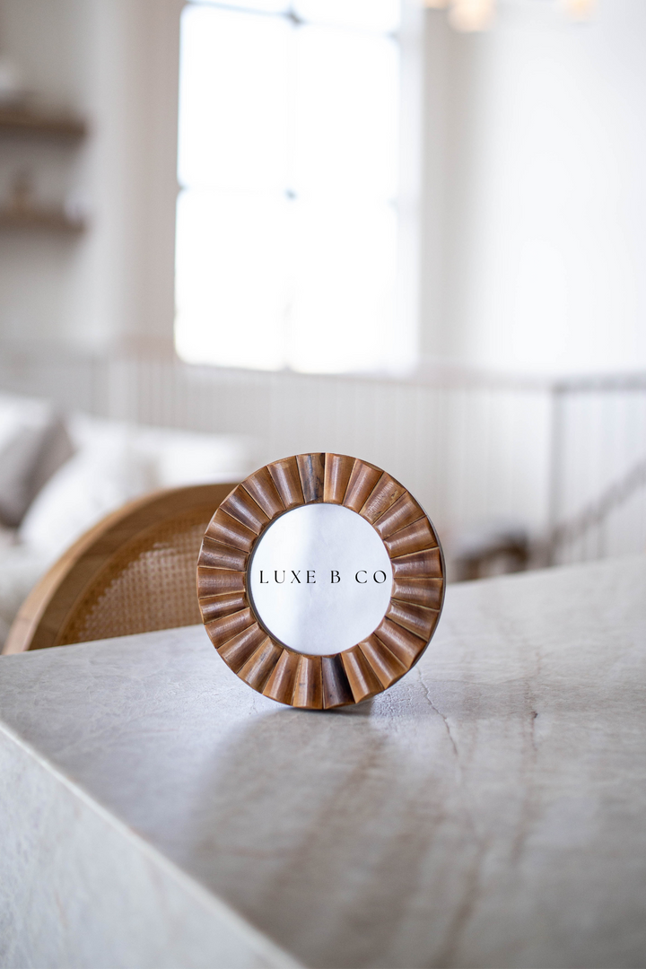 Cane Disc Photo Frame