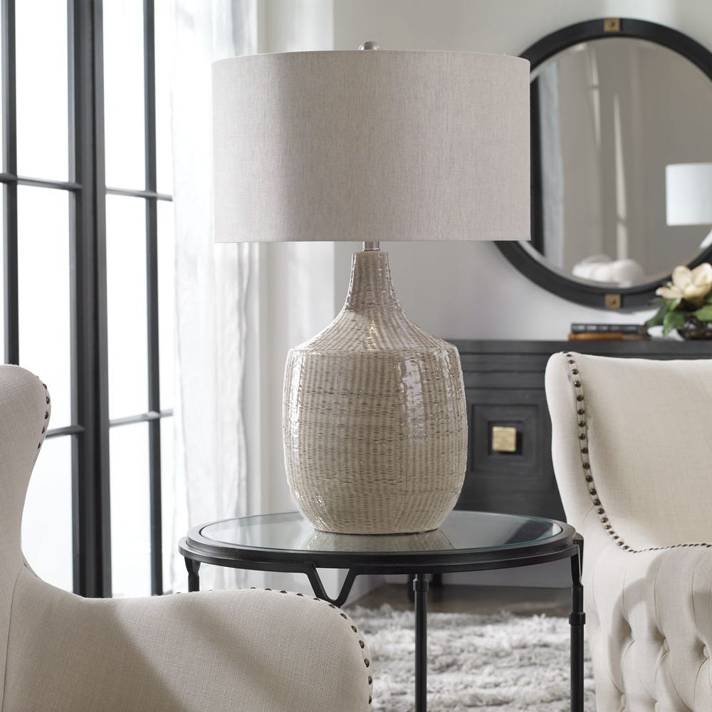 Felipe Table Lamp - Light Gray