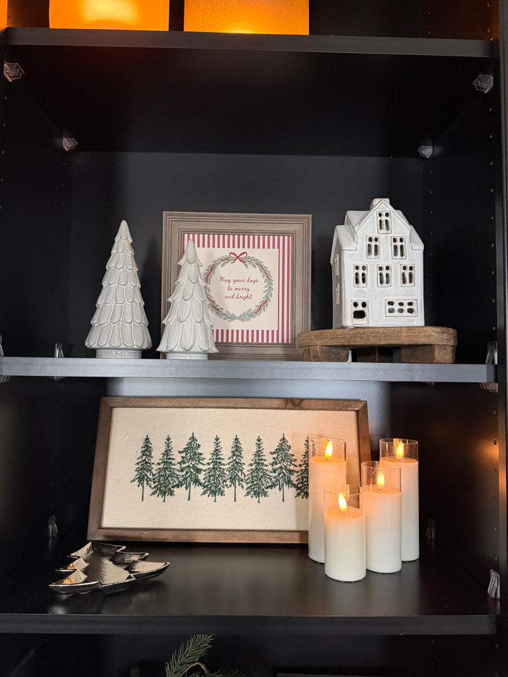 Winter Chalet Tealight House
