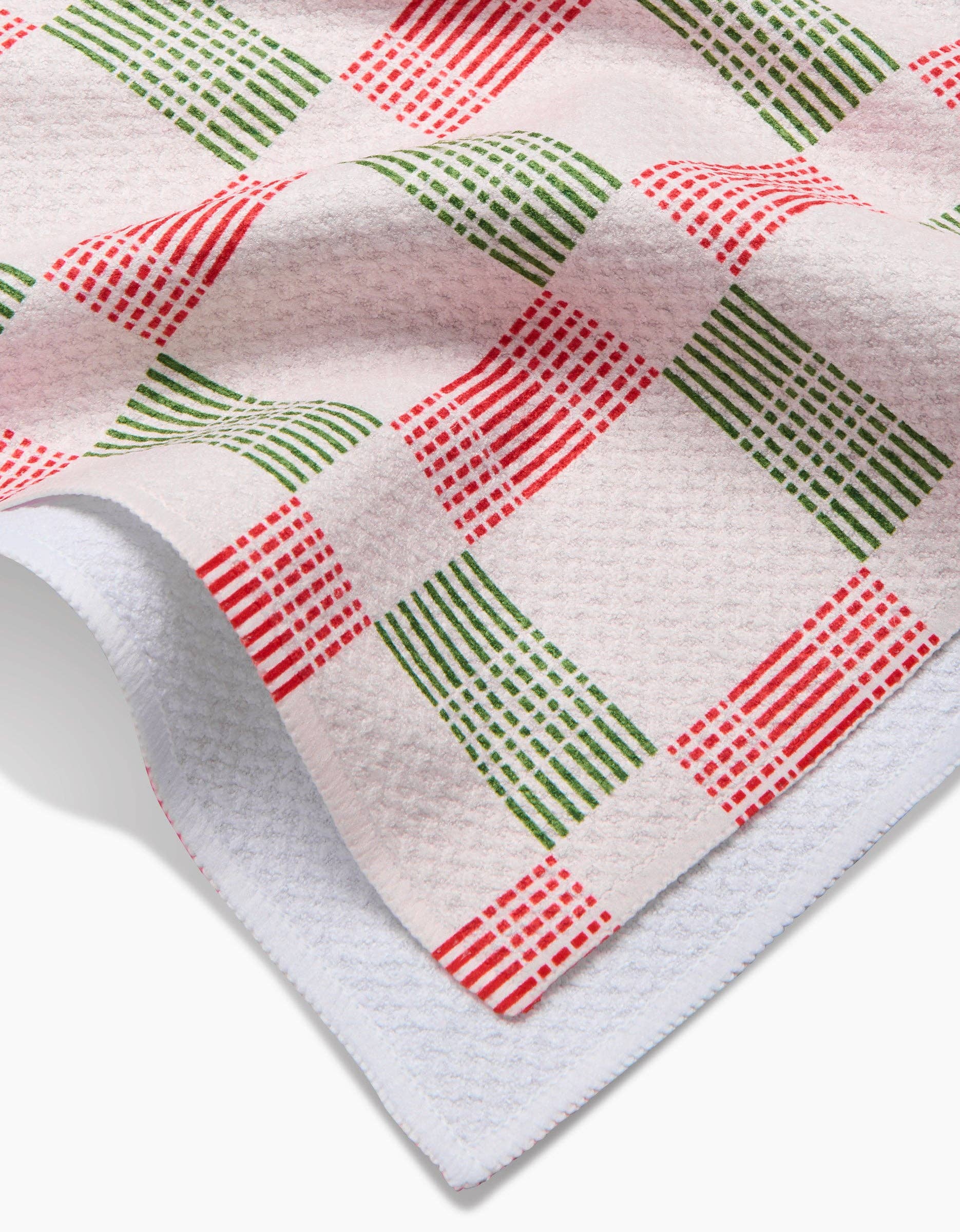 Be Merry Plaid Tea Towel - Thumbnail 2