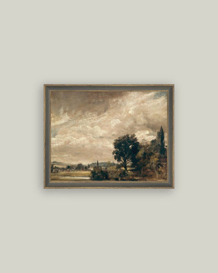 The Fisher's House Framed Antique Art: 9x7