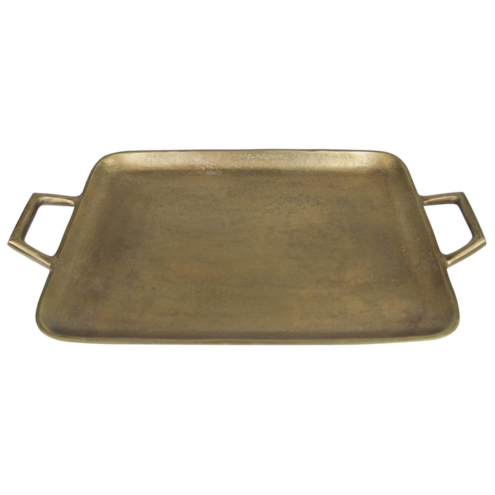 Bronze tray with handles