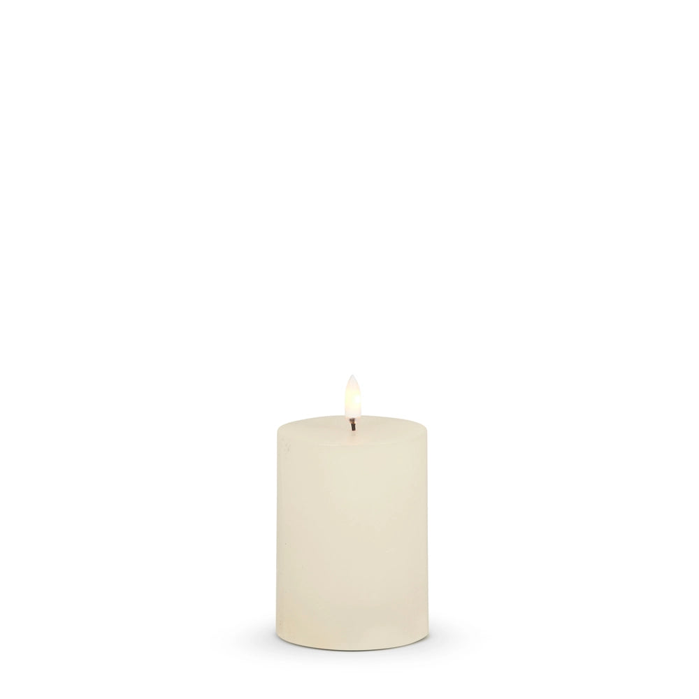 Ivory Pillar Candle