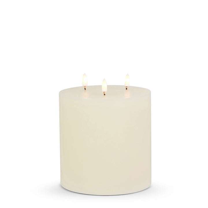 Ivory Triflame Candle