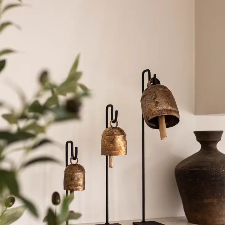 Vintage Bells with Stand