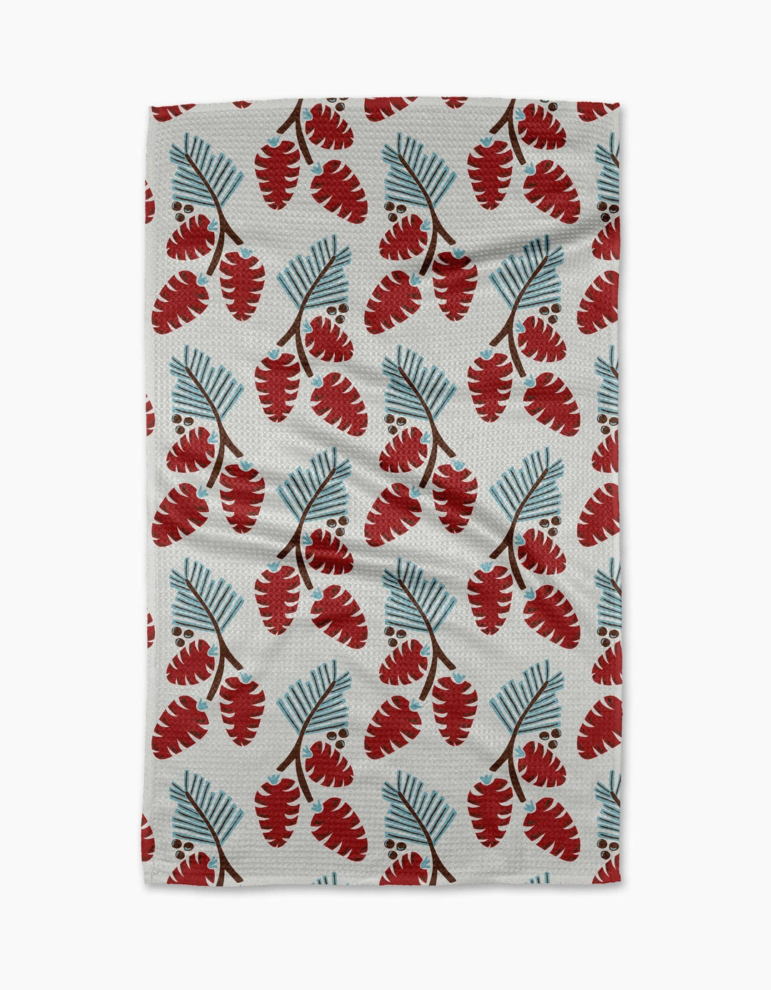 winter pattern tea towel