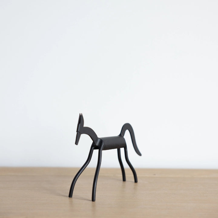 Black Iron Decorative Horse