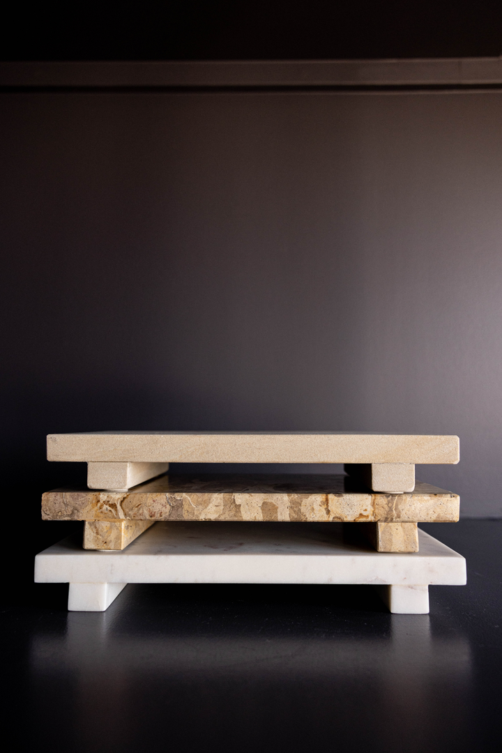 Chocolate Marble Trivet Riser