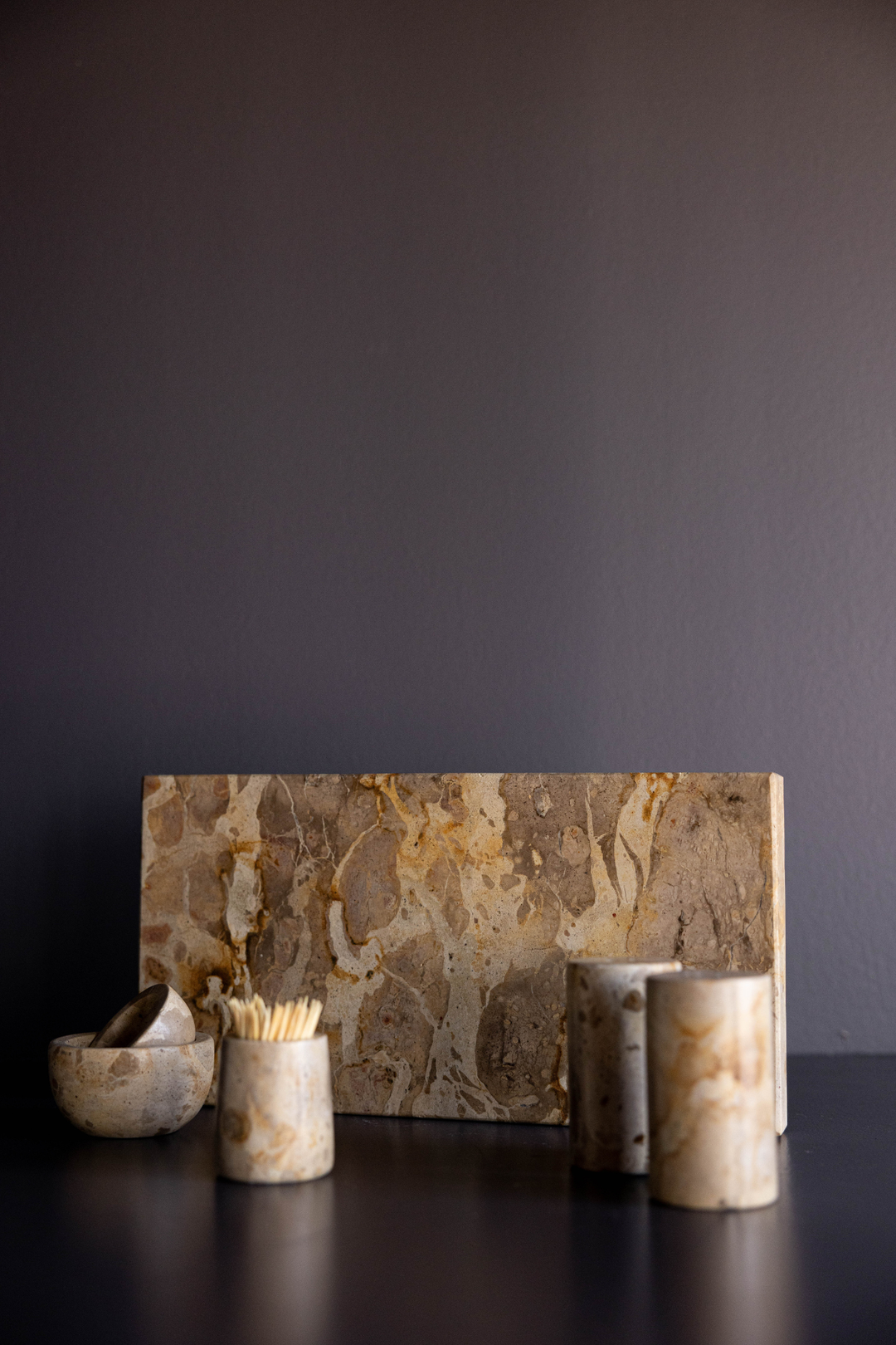 Chocolate Marble Trivet Riser