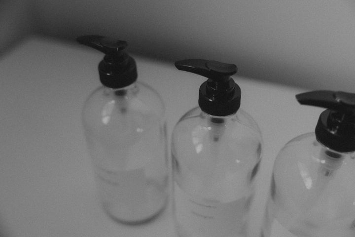 Clear Glass Dispenser 16OZ:  Dish Soap