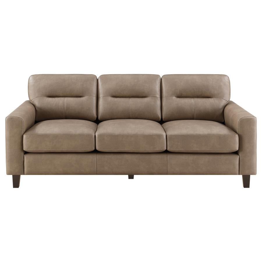 Scotland Faux Leather Sofa