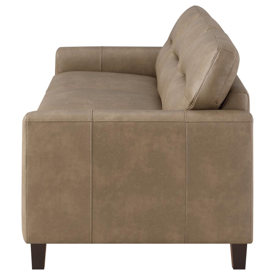 Scotland Faux Leather Sofa